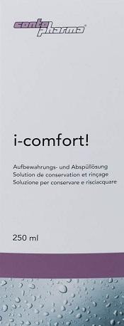 Immagine prodotto Contopharm Aufbewahrungs- und Abspüllösung i-comfort! i-comfort! (Cura dura delle lenti, 250 ml)