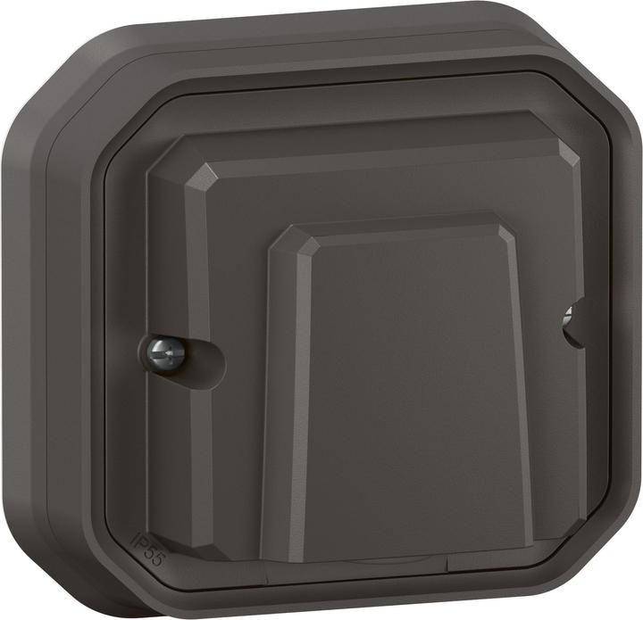 Actual product image Legrand PLEXO New damp-proof cable outlet with terminal strip, equipped with 3 inlet terminals, 3 front