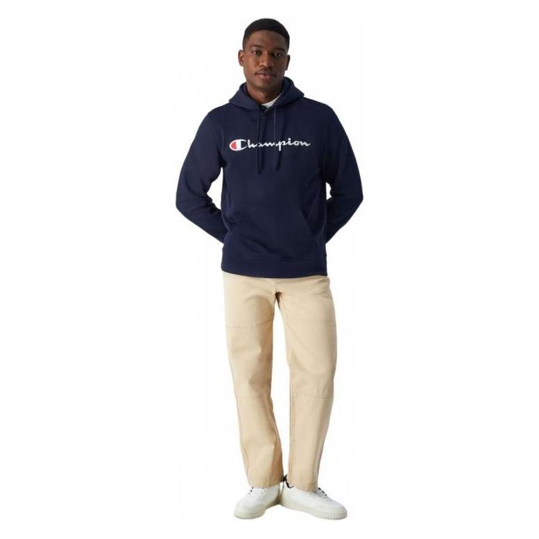 Champion, Mannen, Springer, Bluza Męska Hooded Granatowa 220253 BS501 S, Blauw, (S)