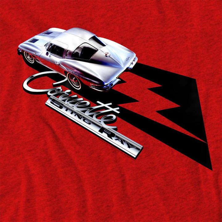 Produktbild Chevrolet Split Window Sting Ray TShirt meliert (M)