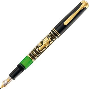 Pelikan, Schreibstifte, Füllhalter M700 Toledo F Etui (Schwarz, Gold, 1 x)