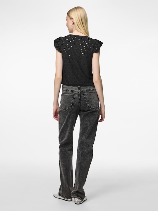 Actual product image Pieces PCMIMI Oberteil mit angeschnittenen Ärmeln (L)