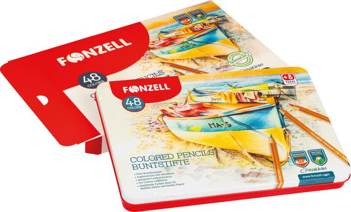 Produktbild Fonzell Farbstifte Creative in Metallschachtel (48x)