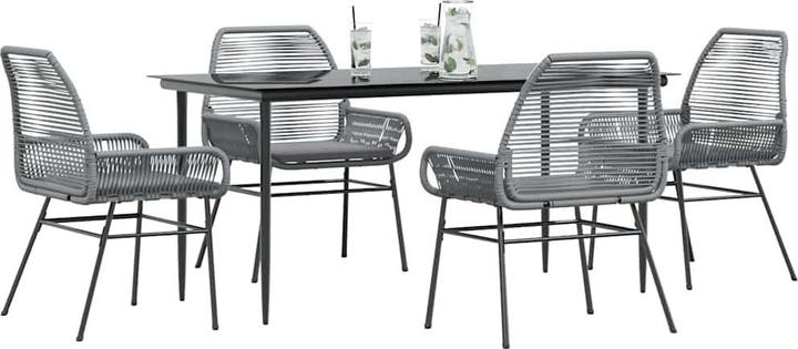 Actual product image vidaXL Garten Essgruppe (160 x 80 x 74 cm)