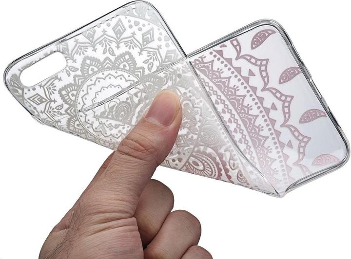 Actual product image König Design Henna Cover for Xiaomi Mi 5c Case Protective Cover Silicone Bumper Cases Sun White (Xiaomi Mi 5c)