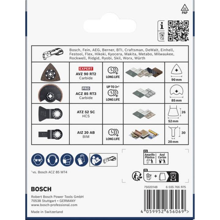 Actual product image Bosch Professional Zubehör Starlock Fliesen Set, 4-tlg.