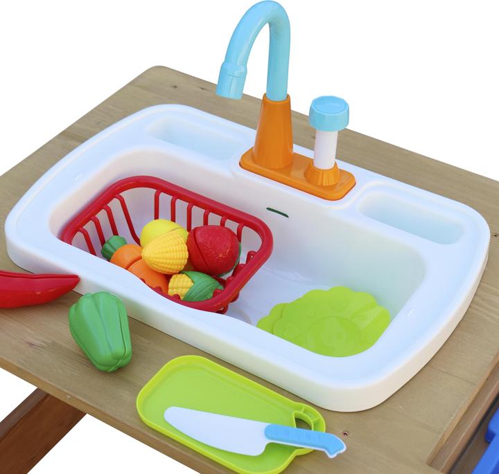 Immagine prodotto Axi Tavolo da picnic Emily Sand & Water con lavello da cucina marrone