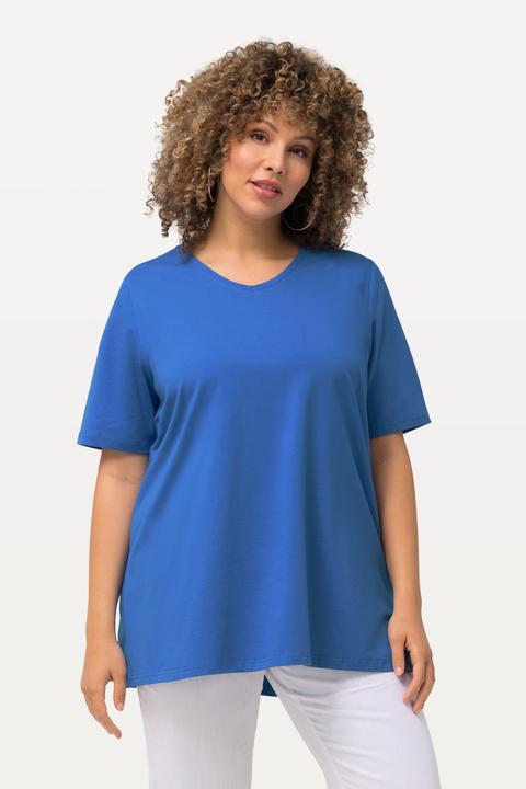Produktbild Ulla Popken T-Shirt, A-Linie, V-Ausschnitt, Halbarm (58)