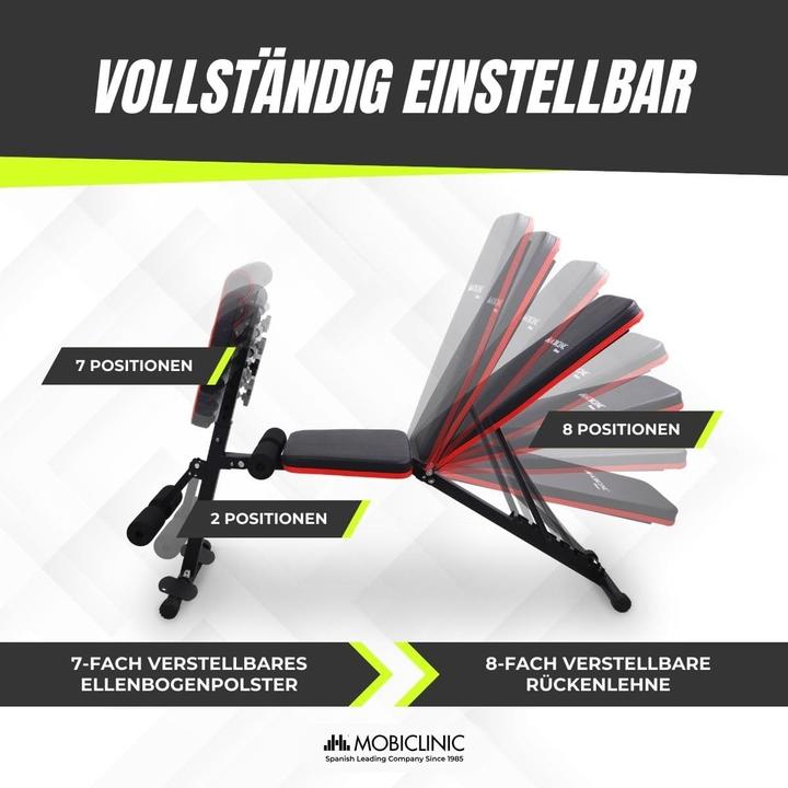 Actual product image Mobiclinic Planefit Adjustable Folding Bench