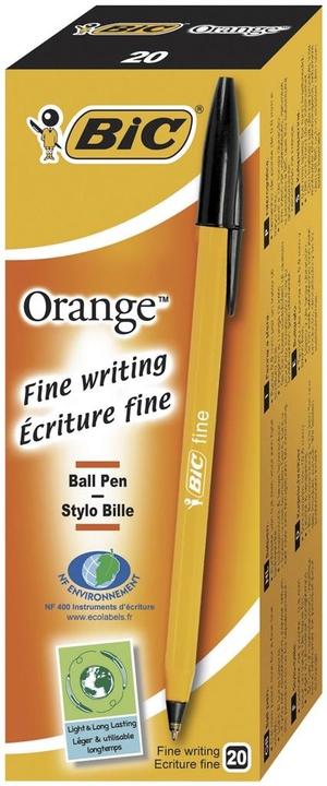 Actual product image Bic 8099231, Clip, Stick ballpoint pen, Black, 20 pc(s) (Black, 20 x)