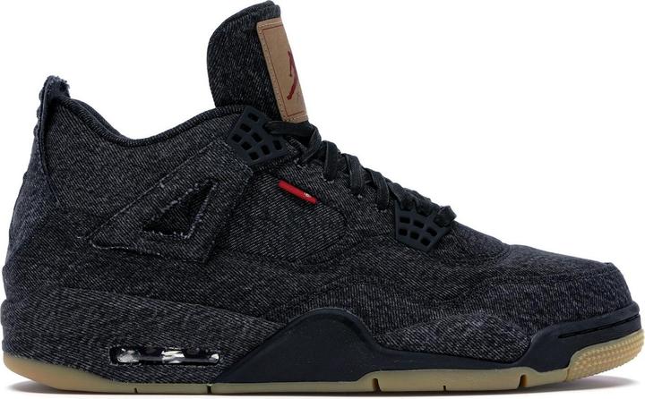 Produktbild Jordan 4 Retro Levi's Black (Blank Tag) (43)