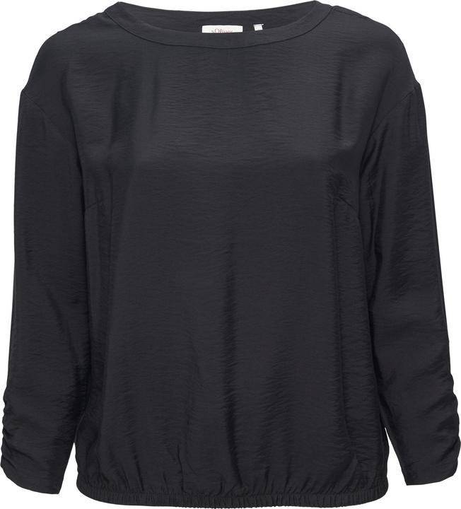 Image du produit S.Oliver Bluse Viskose-Bluse mit elastischem Saum (44)