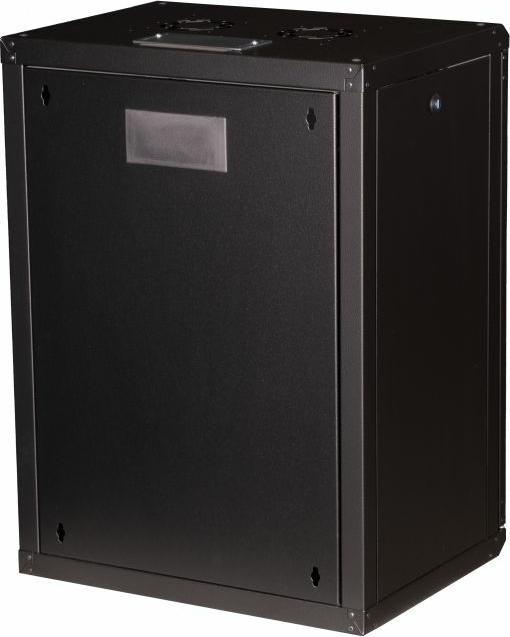 Produktbild equip Netzwerkschrank 19" 16U 600x450mm schwarz (16 HE, 19 Zoll Rack)