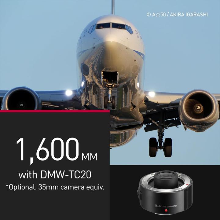 Image du produit Panasonic Leica DG Vario-Elmar 100-400mm f/4.0-6.3 II Asph. / Power O.I.S. (Leica DG, Micro Four Thirds)