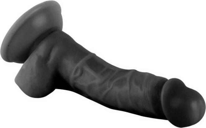 Immagine prodotto vscnovelty Realistischer Penis Mr Rude Schwarz 19 cm
