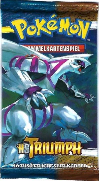 Actual product image Pokémon Heartgold Soulsilver Triumph Booster - DE (German, Booster Pack)