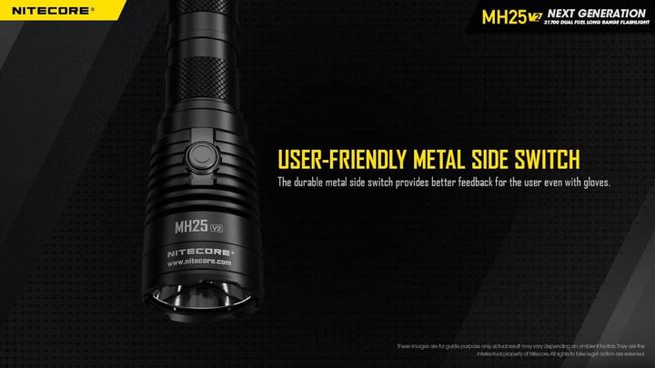 Produktbild Nitecore MH25 V2 1300 lumens Zaklamp (15.72 cm, 1300 lm)