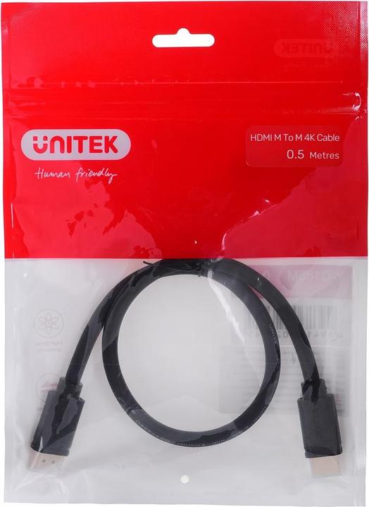 Actual product image Unitek CABLE HDMI 2.0 M/M 4K 60HZ 0 5M Y-C185M (0.50 m)