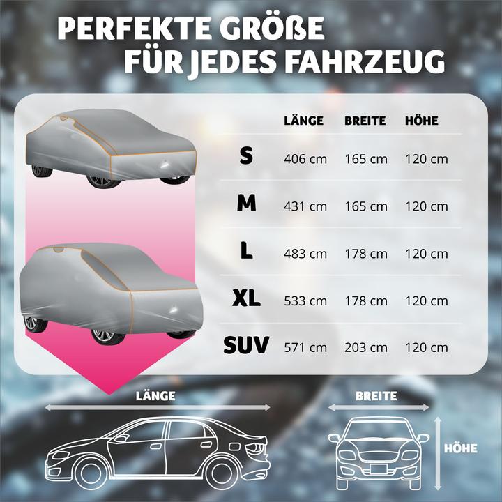 Image du produit tectake Bâche de voiture anti-grêle
