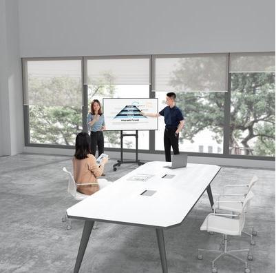 Actual product image Dacomex Rotating mobile stand S70-600W-R for screens 37-70 (70", 70 kg)