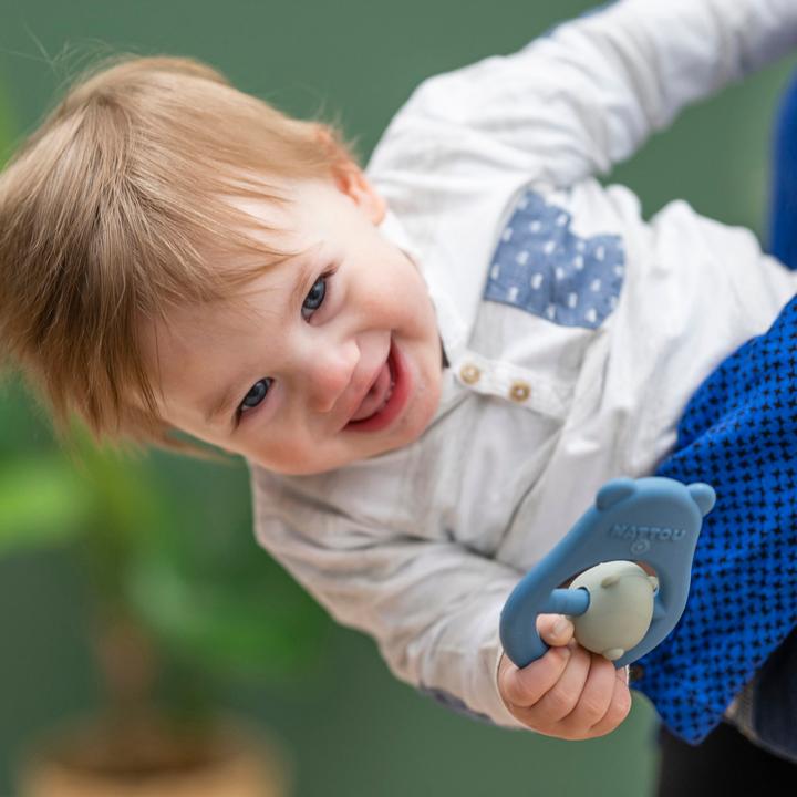 Immagine prodotto Nattou Anello di dentizione Madre in silicone blu