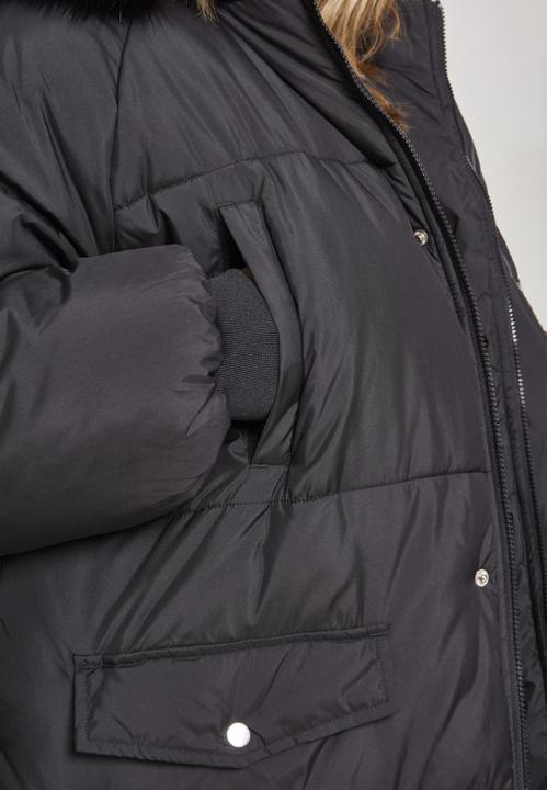 Actual product image Urban Classics UC Curvy Ladies Oversize Faux Fur Puffer Coat (L)