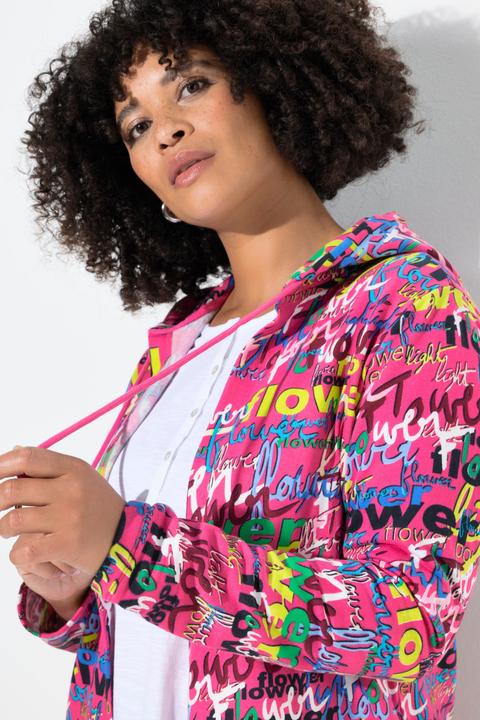 Produktbild Angel of Style Sweatjacke, offene Form, Scribblemuster (54)