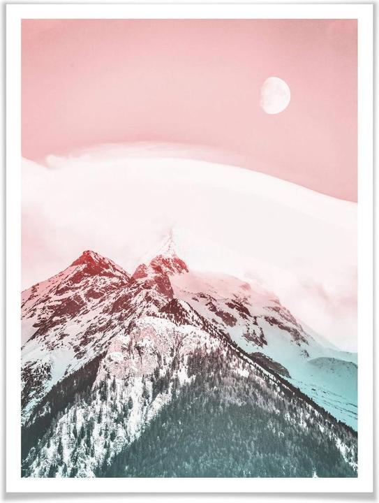 Produktbild Trenddeko Pink Moon (30 x 40 cm)