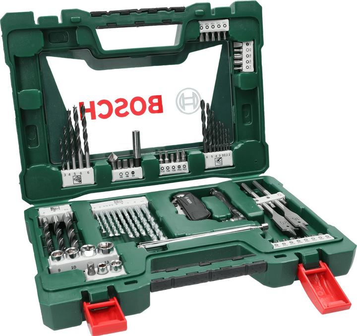 Bosch Zubehör 68-piece V-Line drill and bit set (10 mm, 2 mm, 2.5 mm, 3 mm, 3.5 mm, 4 mm, 4.5 mm, 5 mm, 5.5 mm, 6 mm, 6.5 mm, 7 mm, 7.5 mm, 8 mm, 8.5 mm, 9 mm, 9.5 mm)