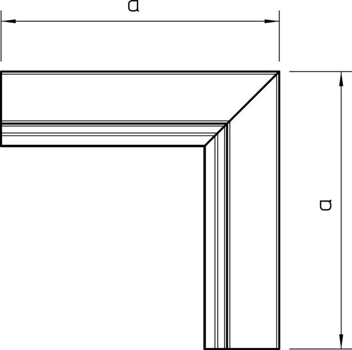 Actual product image OBO Bettermann Inside corner