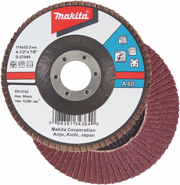 Produktbild Makita Fächerscheibe Ø 180mm Korn 120 (A120)