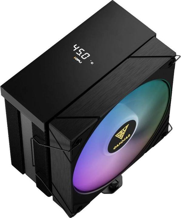 Actual product image Gamdias Processor cooler Boreas M2 51D black aRGB lighting (158 mm)