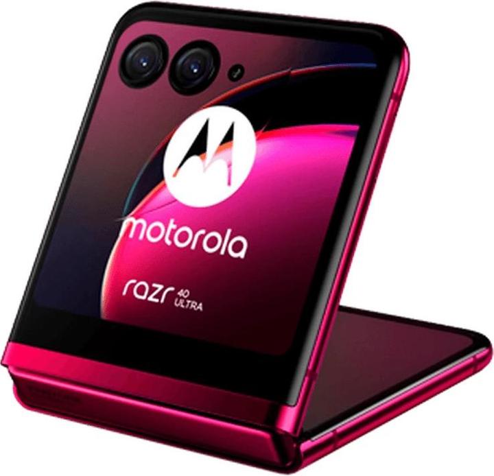 Actual product image Motorola Razr 40 Ultra (256 GB, Viva Magenta, 6.90", SIM + eSIM, 5G)
