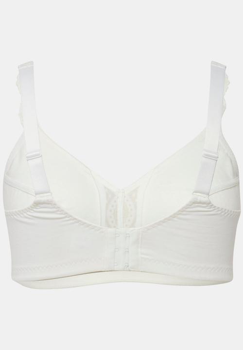 Produktbild Ulla Popken Soft-BH, Spitzendetail, ohne Bügel, Cup C - E (85 B)
