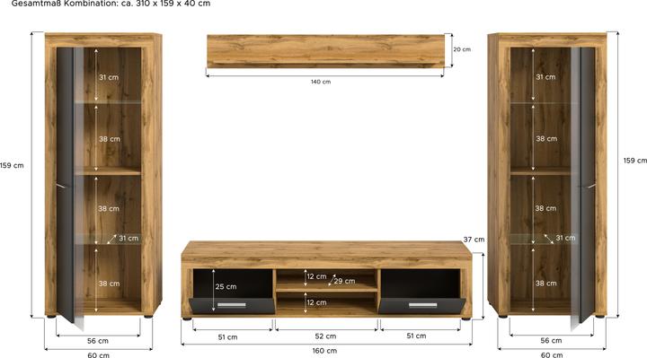 Actual product image Xonox Home Jam (310 x 35 x 159 cm)