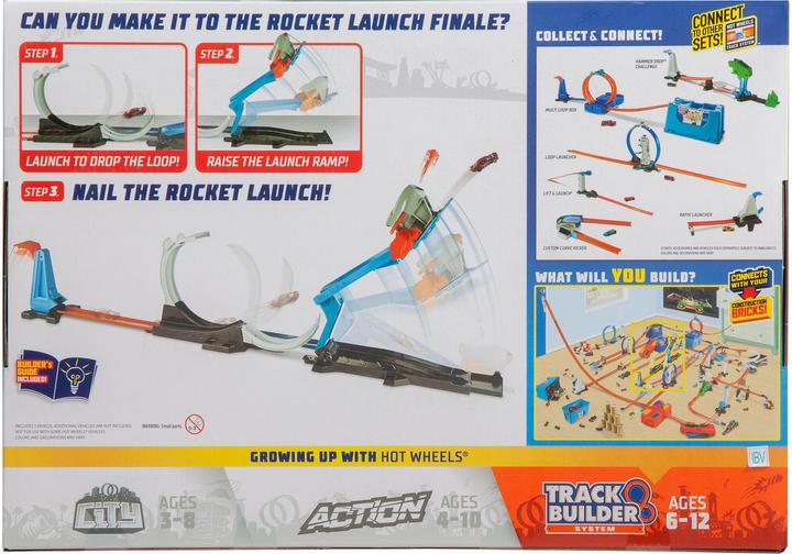 Actual product image Hot Wheels Stunt Builder Rocket Launch Challenge