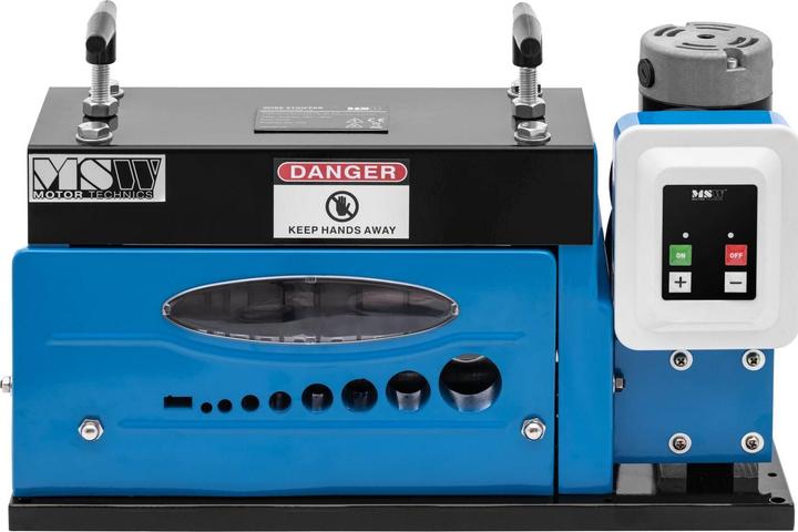 Produktbild MSW Kabelschälmaschine 400 W Kabelabisoliermaschine Kabelschäler 9 Einschübe (470 mm)