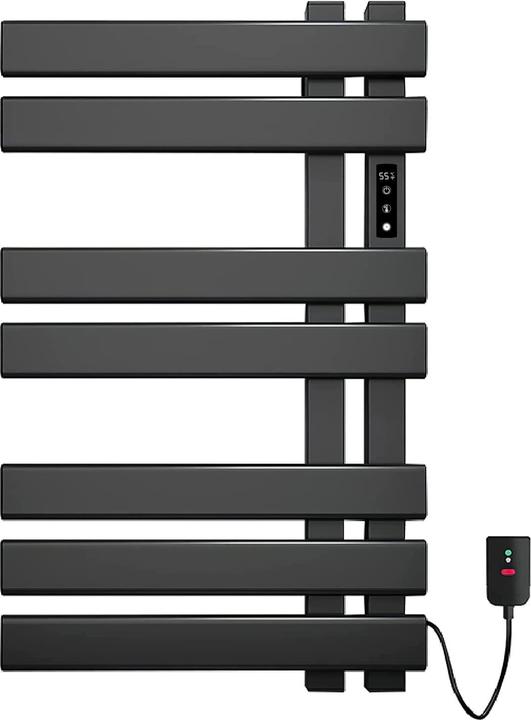 Actual product image Skylyzh Towel radiator, 450x720mm, Black, Right