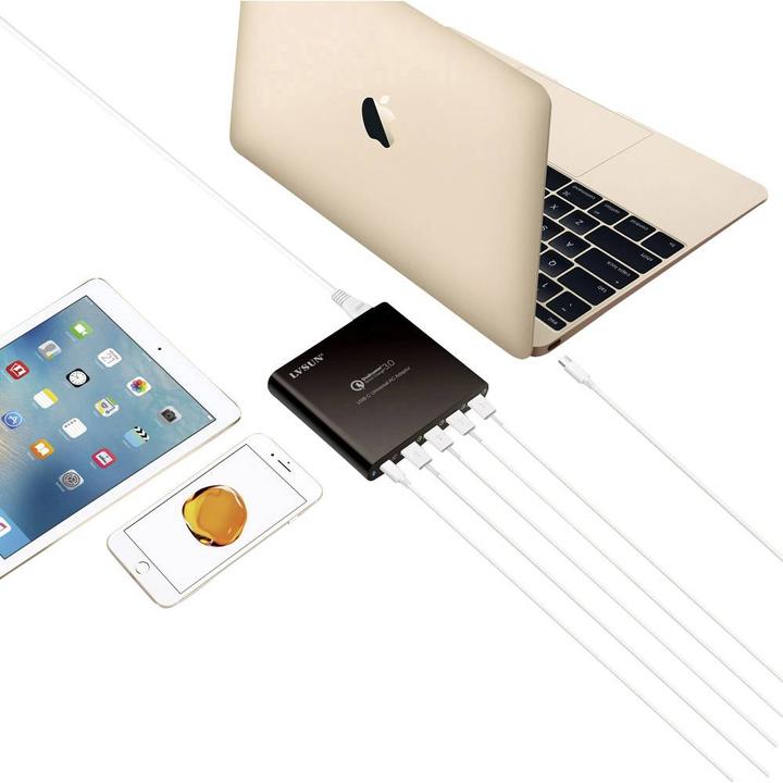 Produktbild Lvsun USB-Ladestation 80W USB-C, QC3 (80 W)