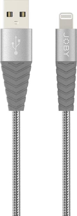 Produktbild Joby Lightning Cable 1.2M SpaceGrey (1.20 m, USB 2.0, 12 W)