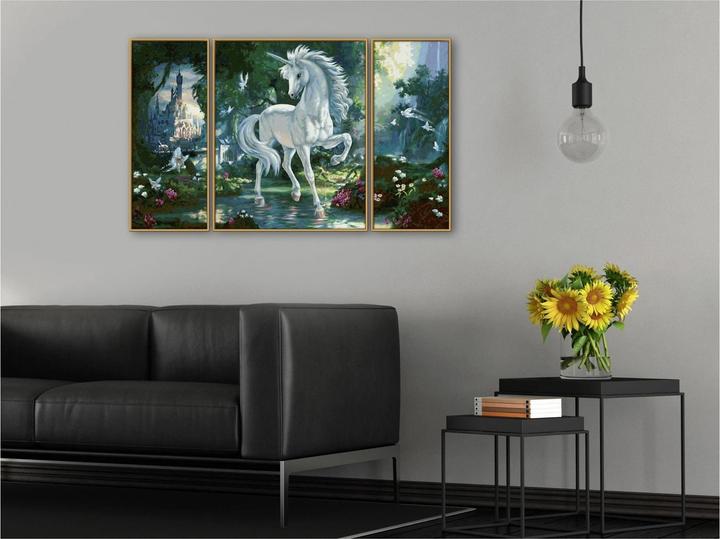 Actual product image Schipper Painting by Numbers Unicorn in the Enchanted Forest