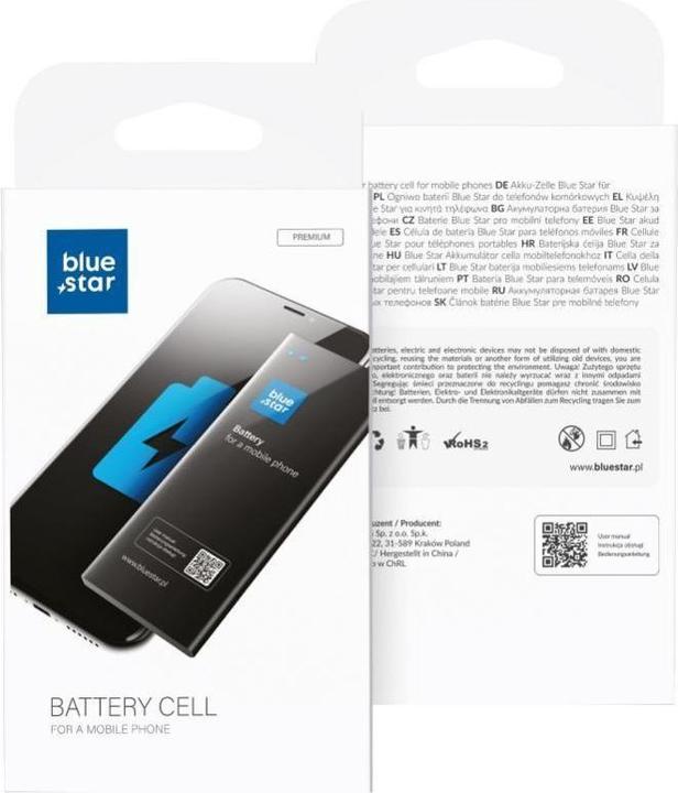 Produktbild Battery Blue Star BLUE STAR HQ battery without BMS for IPHONE XS 2658 mAh