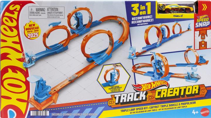 Image du produit Hot Wheels Track Creator Triple Loop Kit