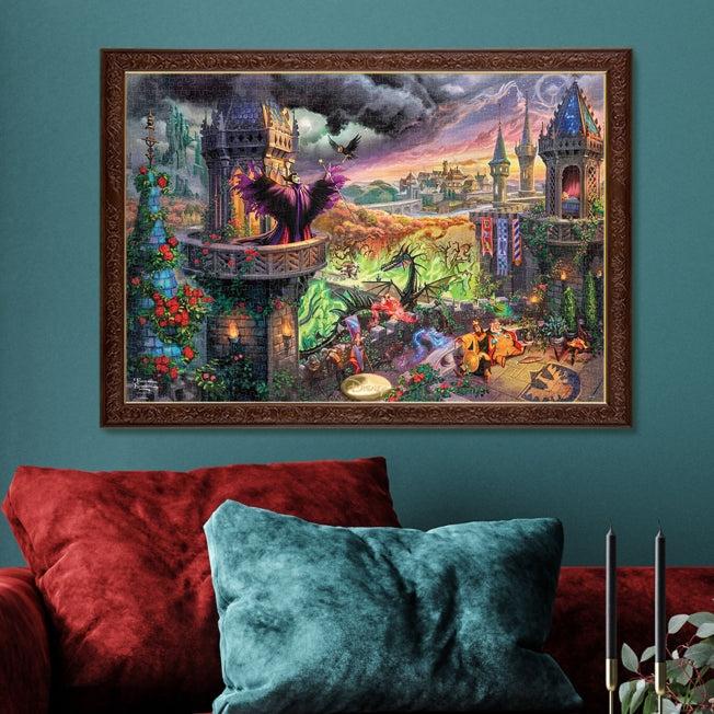 Actual product image Disney Maleficent 1000-piece jigsaw puzzle Special Art Collection canvas style (1000 pieces)