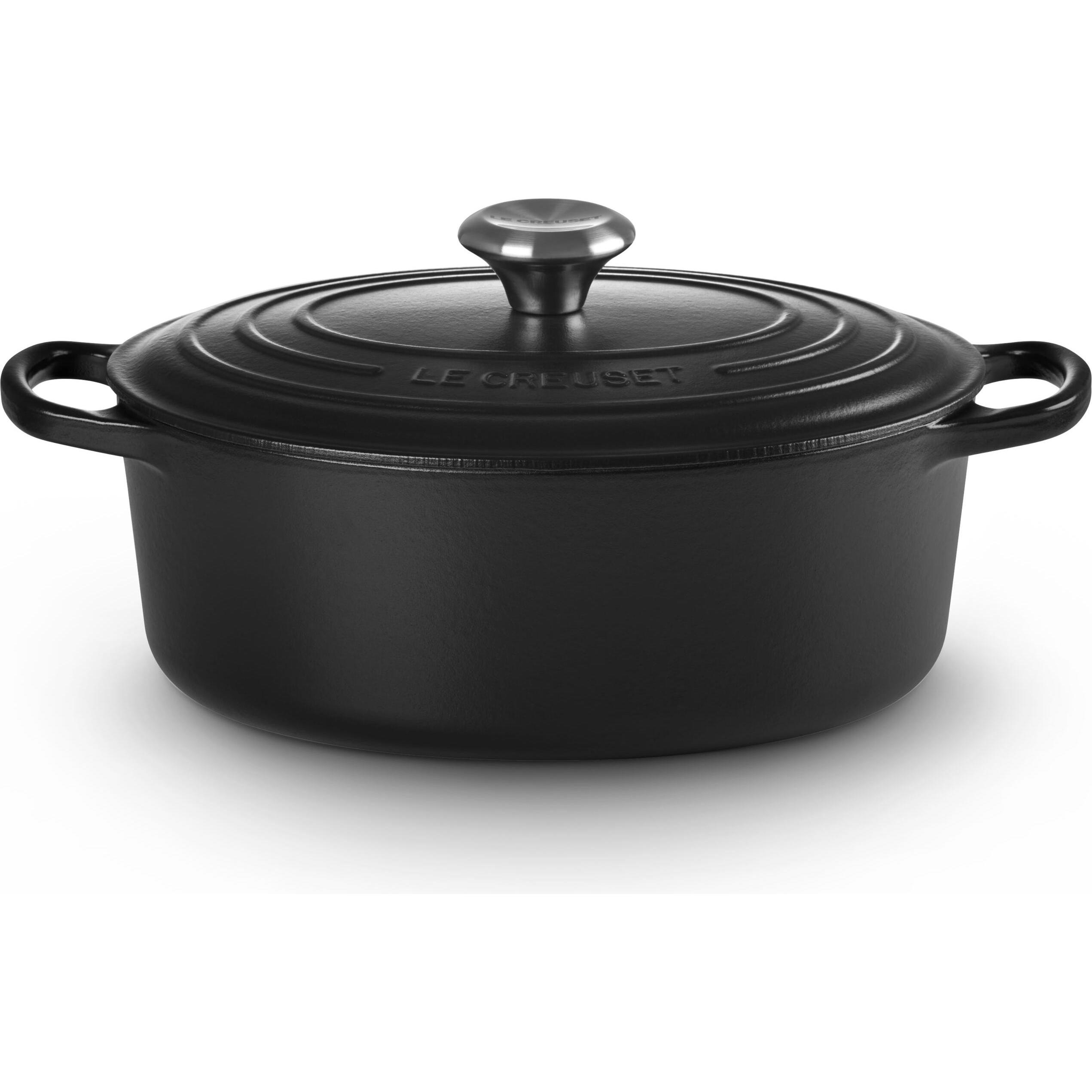 Le Creuset Signature, Pfanne + Kochtopf, Schwarz