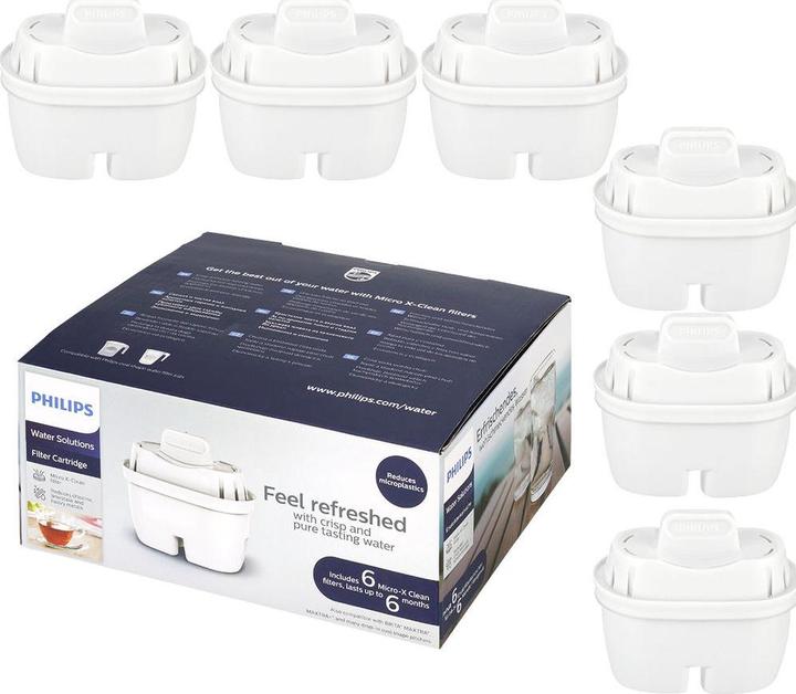 Produktbild Philips AWP212 Ersatzfilterkartuschen 6er Wasser Filter (6 x)