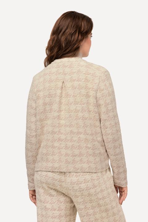 Produktbild Ulla Popken Bouclé-Jacke, Oversized, Stehkragen (46, 48)