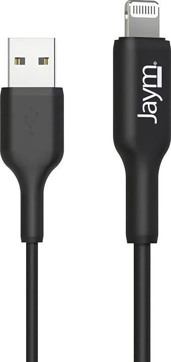 Actual product image Jaym USB to Lightning MFI 2.4A 1M charging and data synchronisation cable (1 m, USB 3.2 Gen 2)