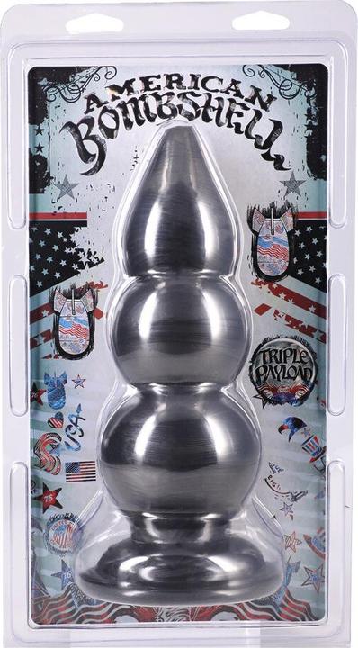 Produktbild Doc Johnson Triple Payload - Butt Plug - Gun Metal