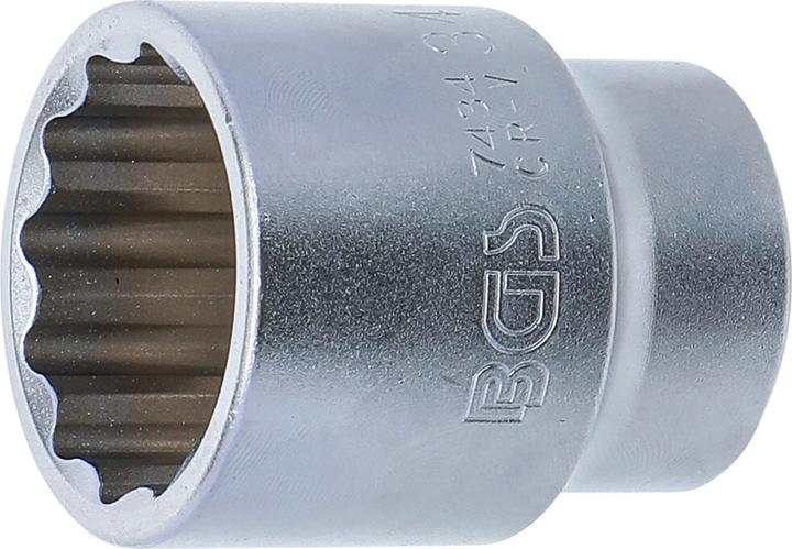 Immagine prodotto BGS Set di chiavi a bussola a dodici facce Azionamento a bussola quadra 20 mm (3/4") SW 34 mm (34 mm)